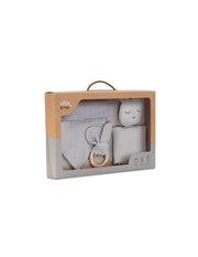 Set Dou Dou+Bandana+Mordedor Muselina Gris - Farmacias Arrocha