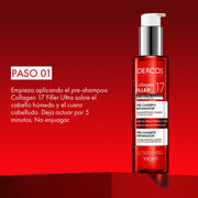 VICHY DERCOS REPARADOR COLLAGEN 17 FILLER PRE SHAMPOO 200 ML - Farmacias Arrocha