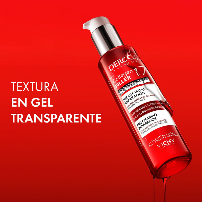 VICHY DERCOS REPARADOR COLLAGEN 17 FILLER PRE SHAMPOO 200 ML - Farmacias Arrocha