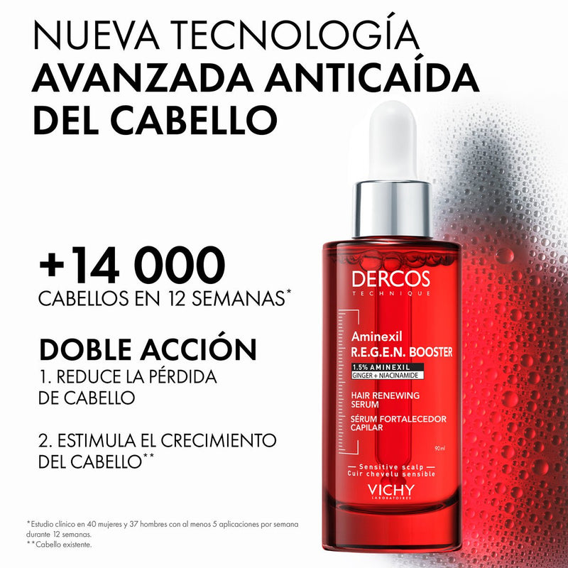 VICHY DERCOS SÉRUM FORTALECEDOR ANTÍCADA REGEN BOOSTER DE 90 ML - Farmacias Arrocha