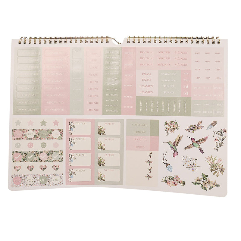 Calendario 35X25 Floral