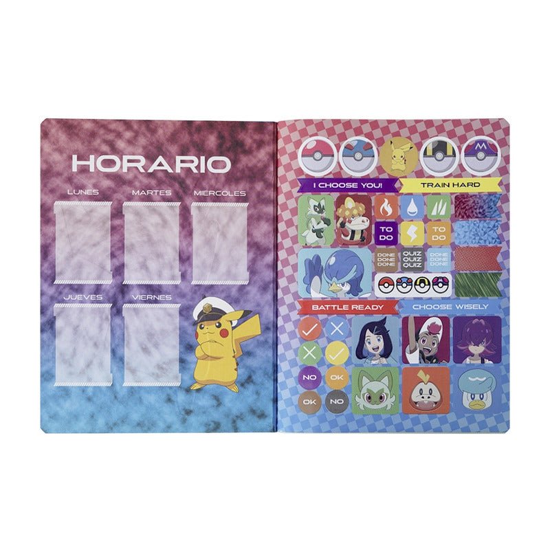 Cosido Pokemon 3 materias raya ancha - Farmacias Arrocha