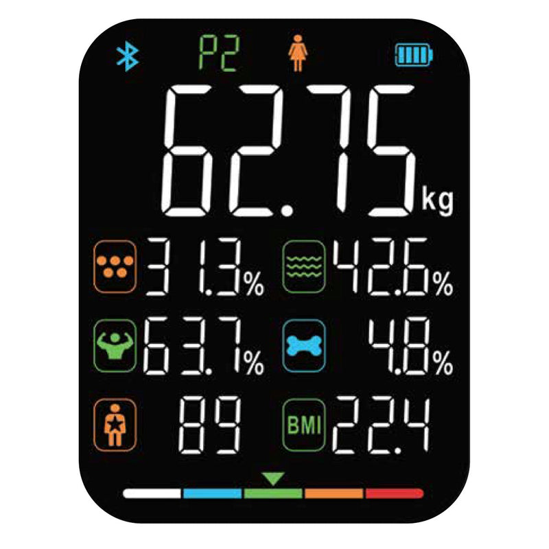 Báscula Inteligente con Bluetooth  y Analizador Corporal