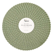 Set de 4 Individuales Redondos Decorativos Serena House – 38 cm - Farmacias Arrocha