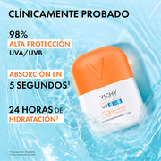 Vichy Capital Soleil Uv Aqua Fluido Hidratante Invisible Sfp50 50 Ml - Farmacias Arrocha
