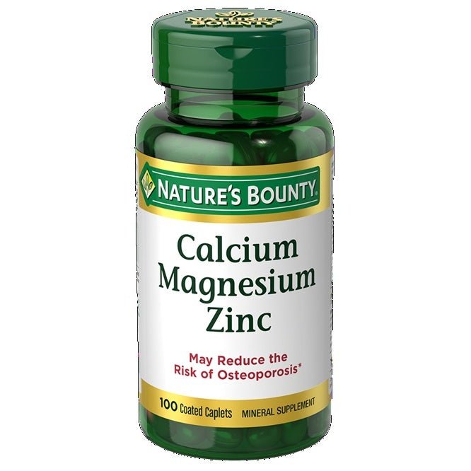 Nature's Bounty Calcium Magnesium Zinc De 100 Tabletas - Farmacias Arrocha