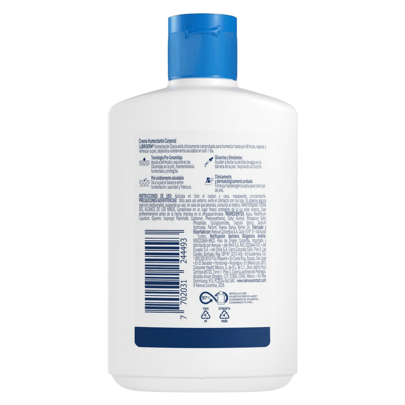Crema Corporal LUBRIDERM Humectación Diaria 200ml