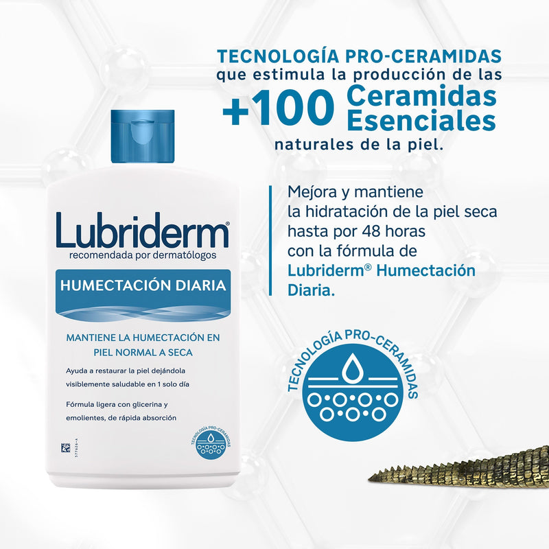 Crema Corporal LUBRIDERM Humectación Diaria 400ml