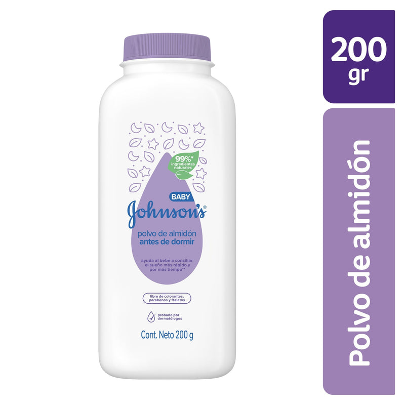 Polvo para Bebé JOHNSON’S® Antes de Dormir 200 GR