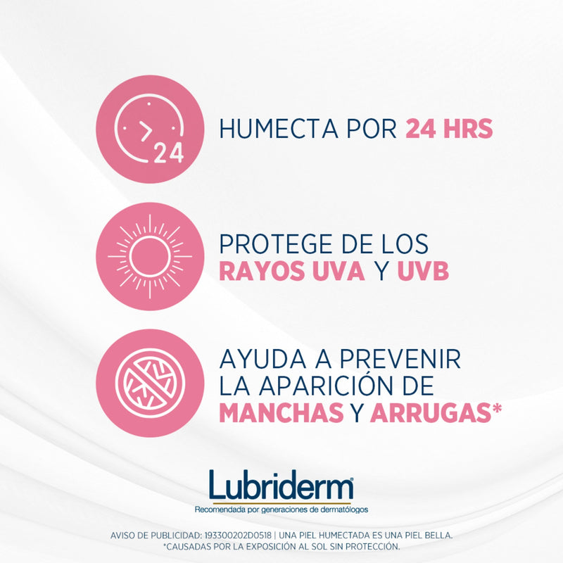 Crema Corporal LUBRIDERM Prevención 400 ML