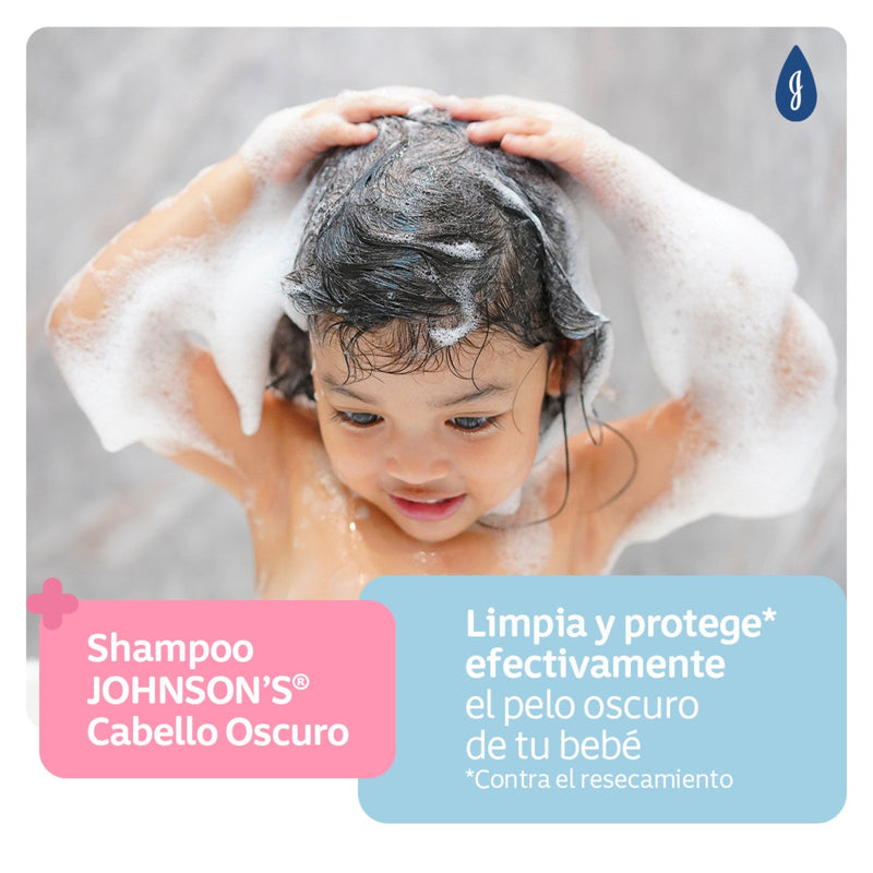 Shampoo Bebé JOHNSON’S® Baby Cabello Oscuro 200 ML