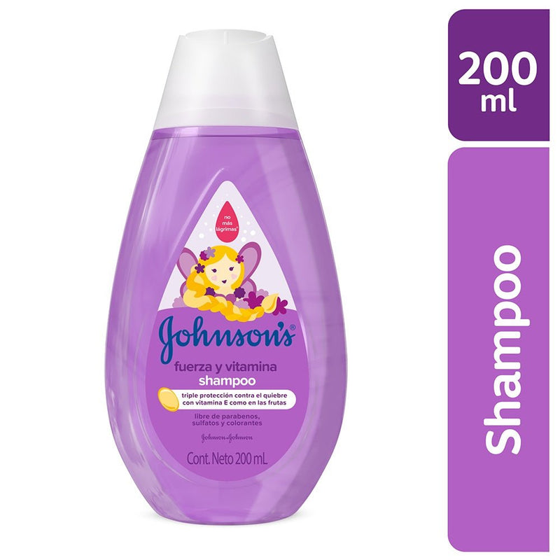 Johnsons Baby Shampoo Fuerza Y Vitamina 200Ml - Farmacias Arrocha