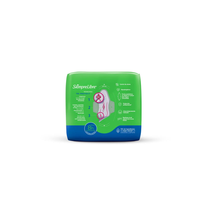 Toalla Higiénica Siempre Libre® Adapt Plus Ultradelgada 12 UND