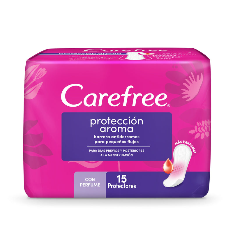 Protectores CAREFREE® Protección Aroma 15 UND