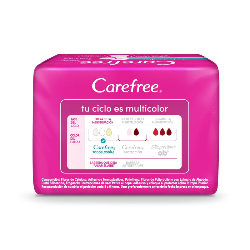 Protectores CAREFREE® Todos los días 15 UND