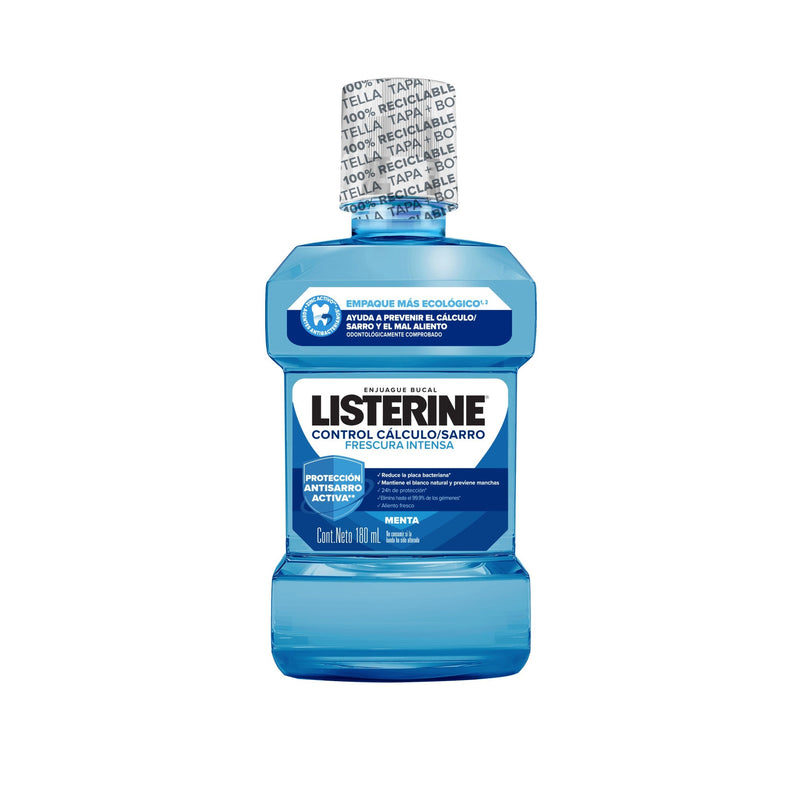Enjuague Bucal LISTERINE®  Control Cálculo/Sarro Frescura Intensa 180mL