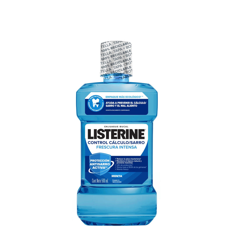 Enjuague Bucal LISTERINE®  Control Cálculo/Sarro Frescura Intensa 500mL