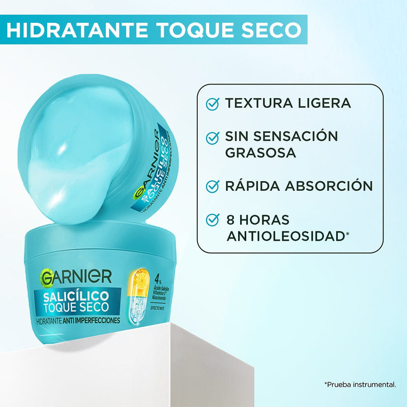 Crema Hidratante Garnier Toque Seco Salicílico 85 gr