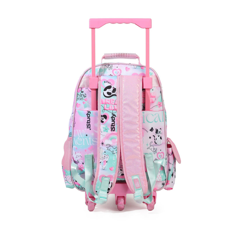 Mochila Con Ruedas Diseno De Gato - Farmacias Arrocha