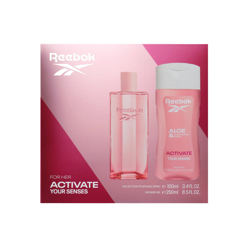 Set Reebok Activate for Her EDT 100ml + SG 250ml - Farmacias Arrocha