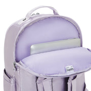 Mochila Lilac Moon Metallic Kipling Seoul Xl Backpacks - Farmacias Arrocha