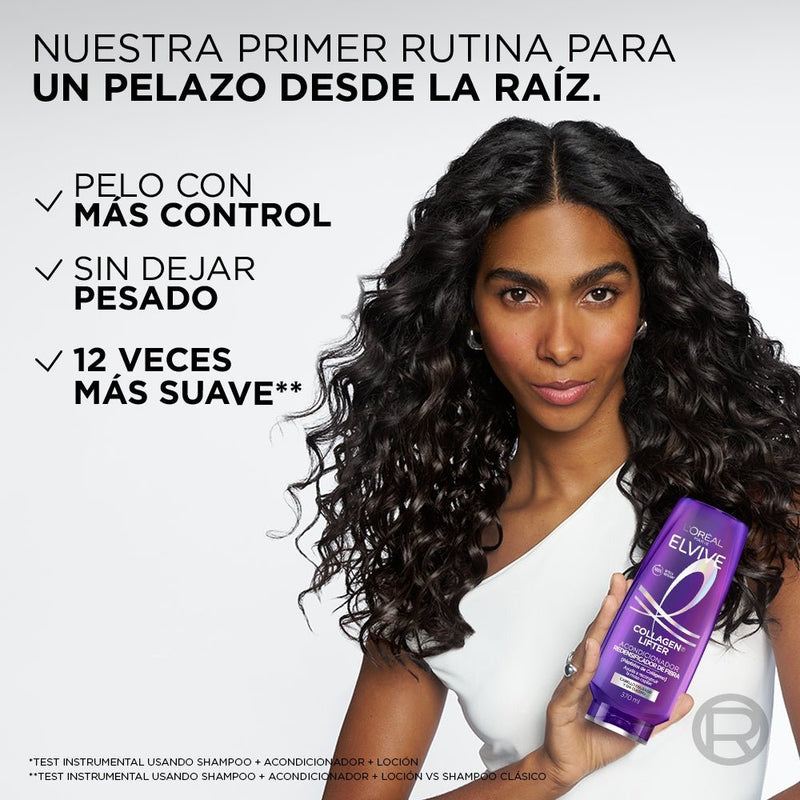 Acondicionador L'Oreal Paris Colageno Lifter 370ml - Farmacias Arrocha