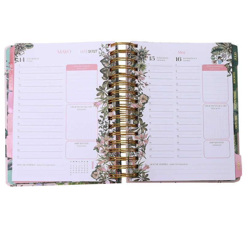 Agenda 16.5X22 Dxp Floral - Farmacias Arrocha