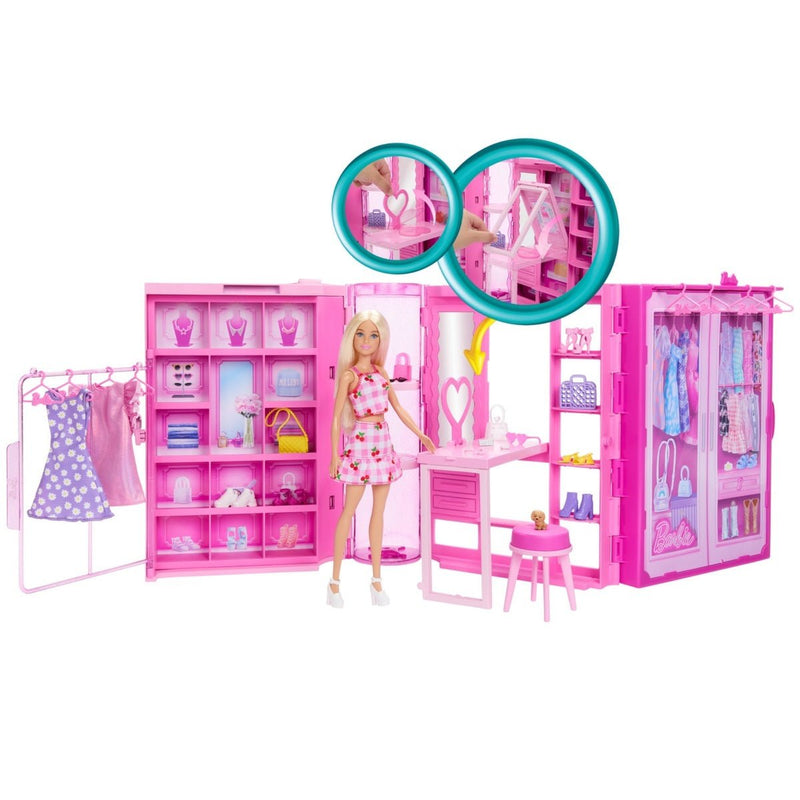 Barbie Armario de Sueños con Muñeca y Accesorios - Farmacias Arrocha