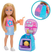 Barbie Chelsea Muñeca con Mochila Desplegable y Accesorios - Farmacias Arrocha