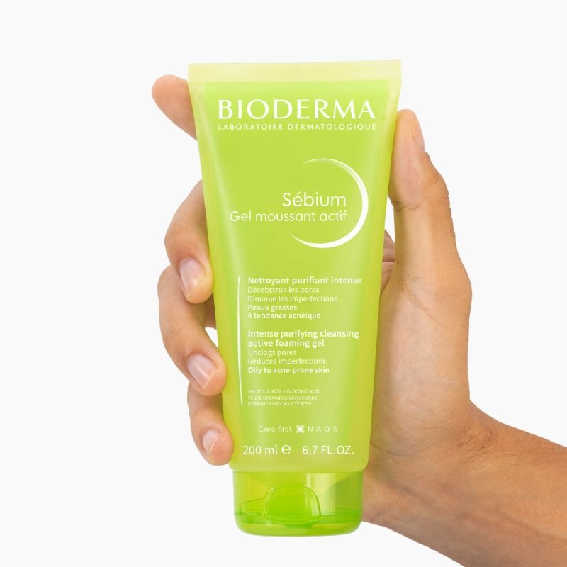 Bioderma Sebium gel Moussant gel Actif 200ml - Farmacias Arrocha