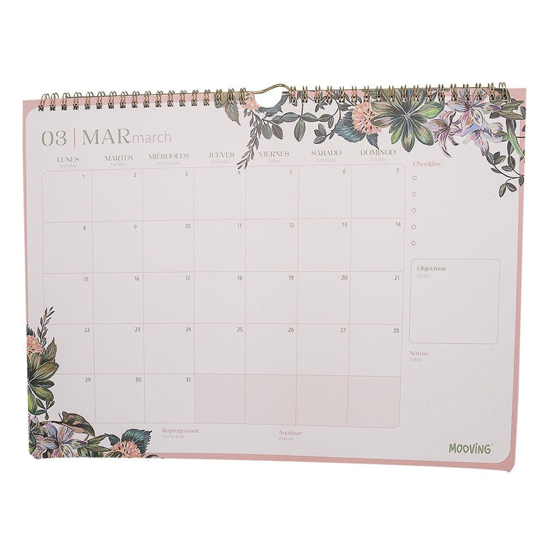 Calendario 35X25 Floral - Farmacias Arrocha