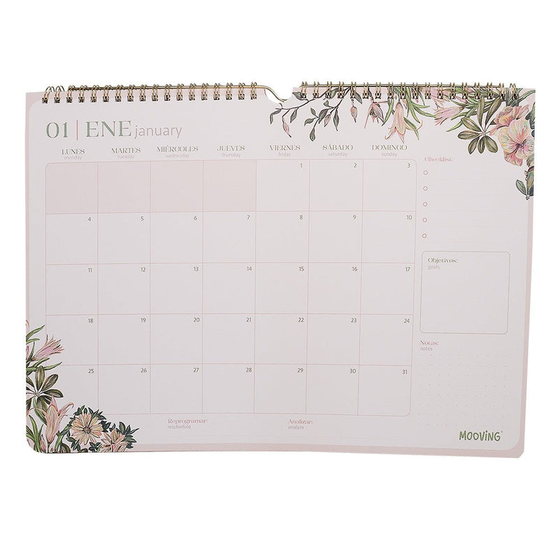 Calendario 35X25 Floral - Farmacias Arrocha