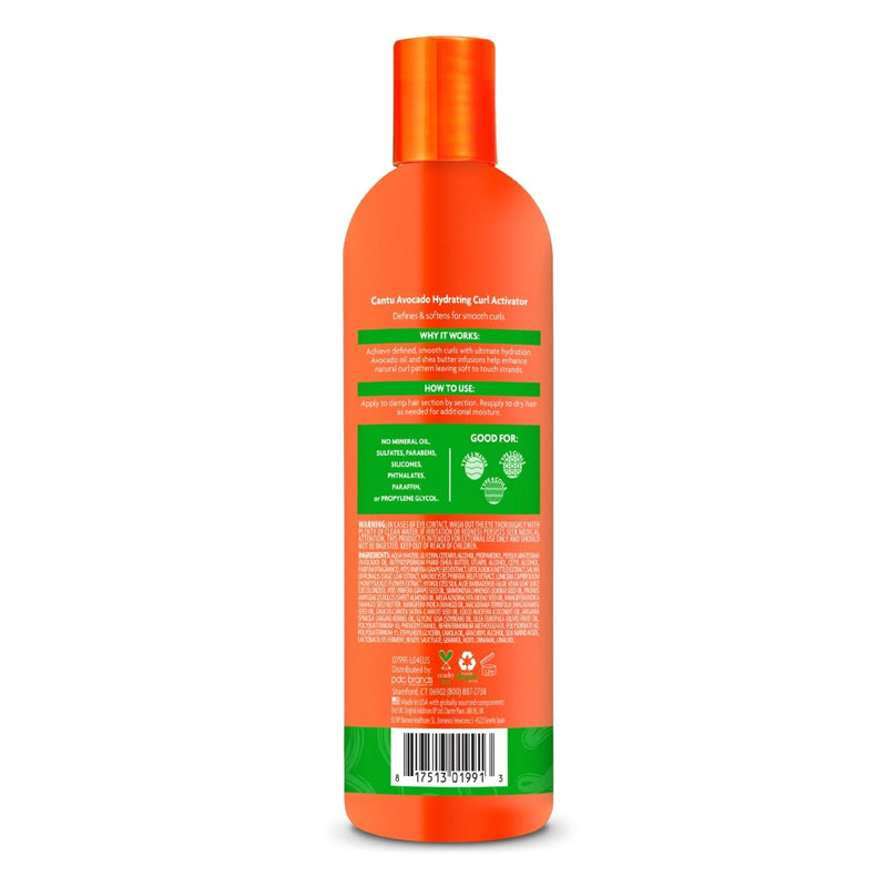 Cantu Avocado Hydrating Curl Activator Cream, 12 fl oz - Farmacias Arrocha