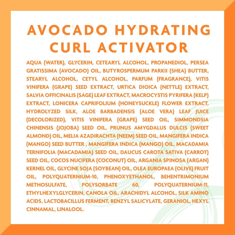 Cantu Avocado Hydrating Curl Activator Cream, 12 fl oz - Farmacias Arrocha