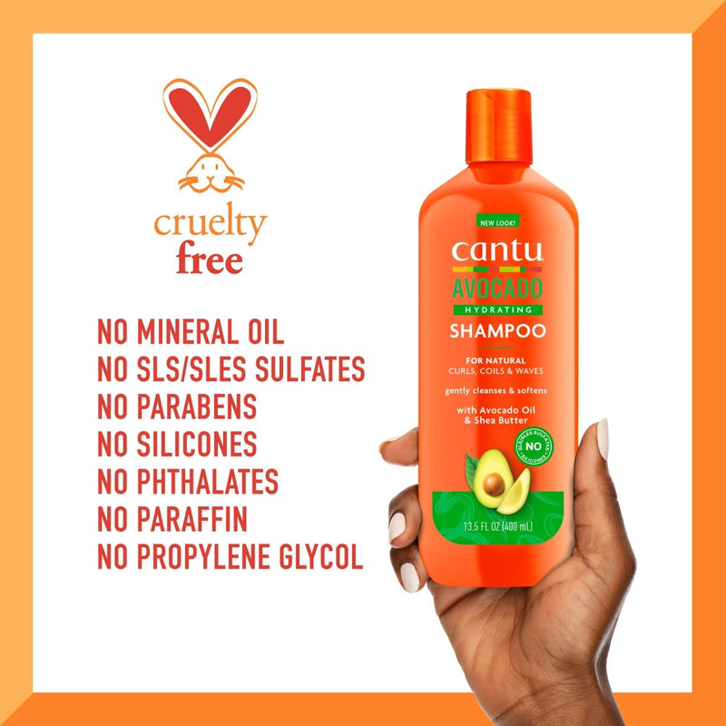 Cantu Avocado Hydrating Shampoo, 13.5 fl oz - Farmacias Arrocha
