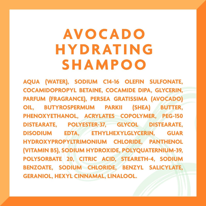 Cantu Avocado Hydrating Shampoo, 13.5 fl oz - Farmacias Arrocha