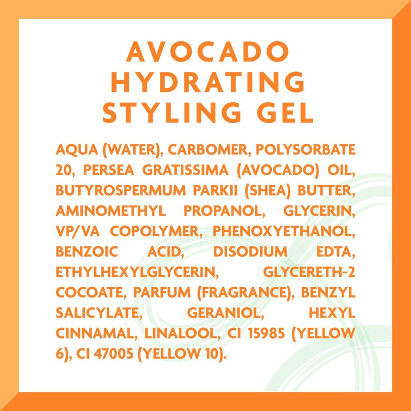 Cantu Avocado Hydrating Styling Gel, 18.5 oz - Farmacias Arrocha