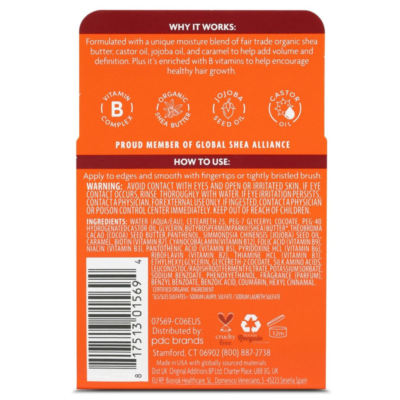 Cantu Firm Hold Edge Stay Gel with Shea Butter, 2.25 oz - Farmacias Arrocha