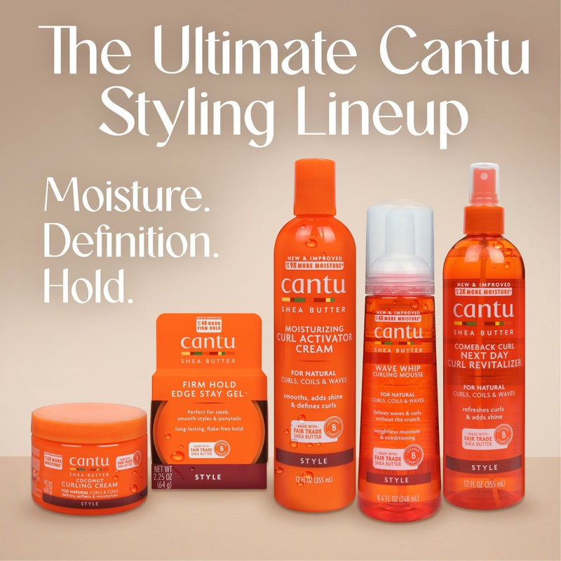 Cantu Firm Hold Edge Stay Gel with Shea Butter, 2.25 oz - Farmacias Arrocha