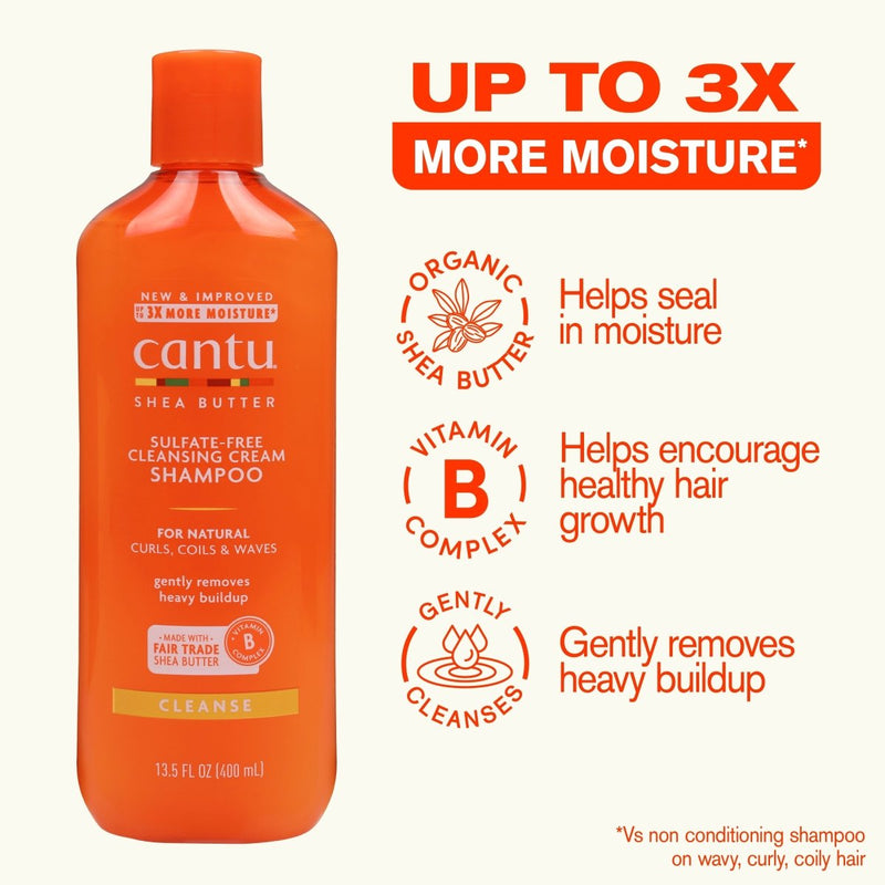 Cantu Natural Hair Sulfat Free Shampoo - Farmacias Arrocha