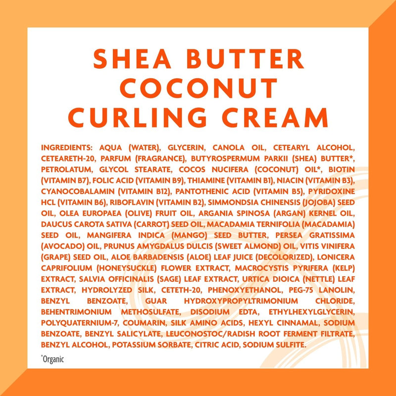 Cantu Shea Butter Coconut Curling Cream - Farmacias Arrocha