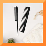 Cantu Style Carbon Fiber Hair Combs, 2 piece set - Farmacias Arrocha
