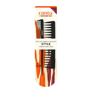 Cantu Style Carbon Fiber Hair Combs, 2 piece set - Farmacias Arrocha