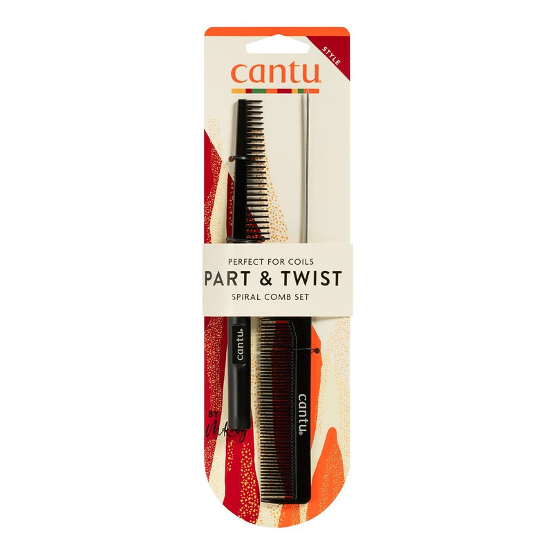 Cantu Style Part & Twist Hair Combs, 2 piece set - Farmacias Arrocha