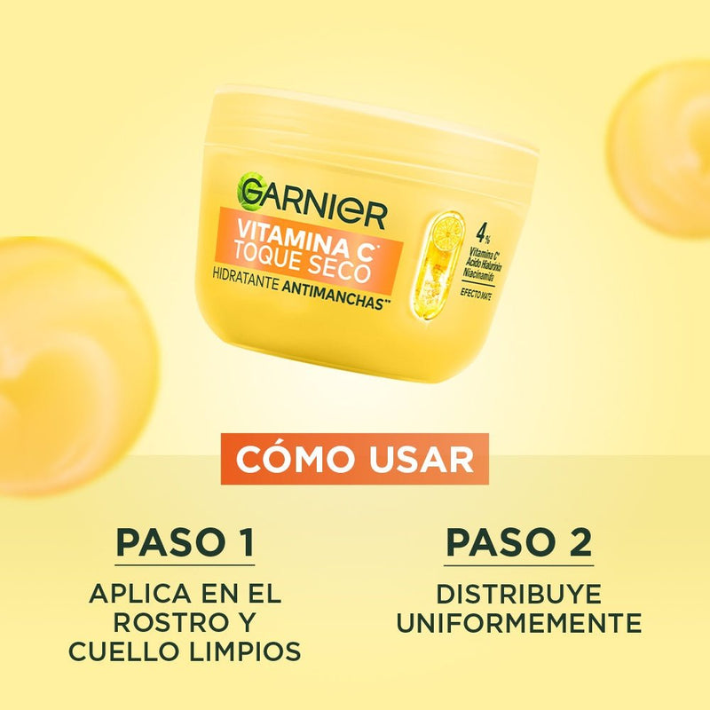 Crema Hidratante Garnier Toque Seco Vitamina C 85 gr - Farmacias Arrocha