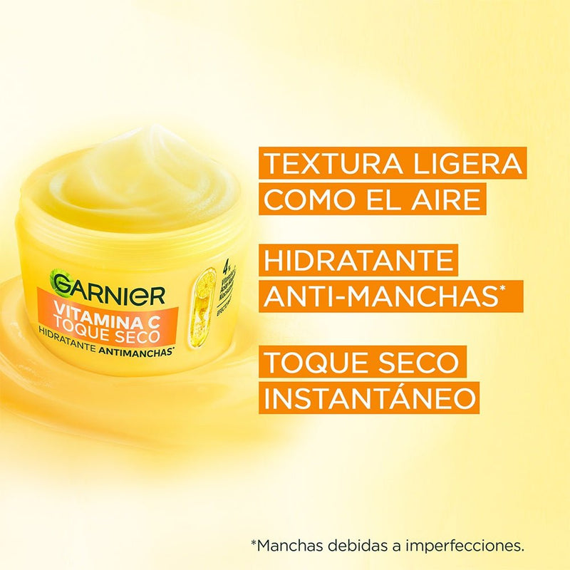 Crema Hidratante Garnier Toque Seco Vitamina C 85 gr - Farmacias Arrocha