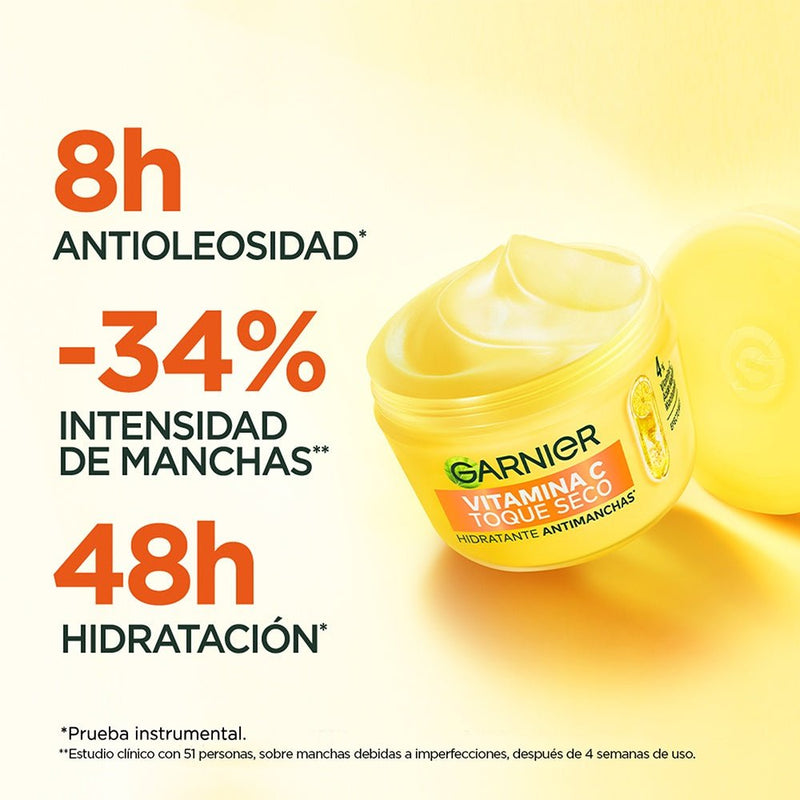 Crema Hidratante Garnier Toque Seco Vitamina C 85 gr - Farmacias Arrocha