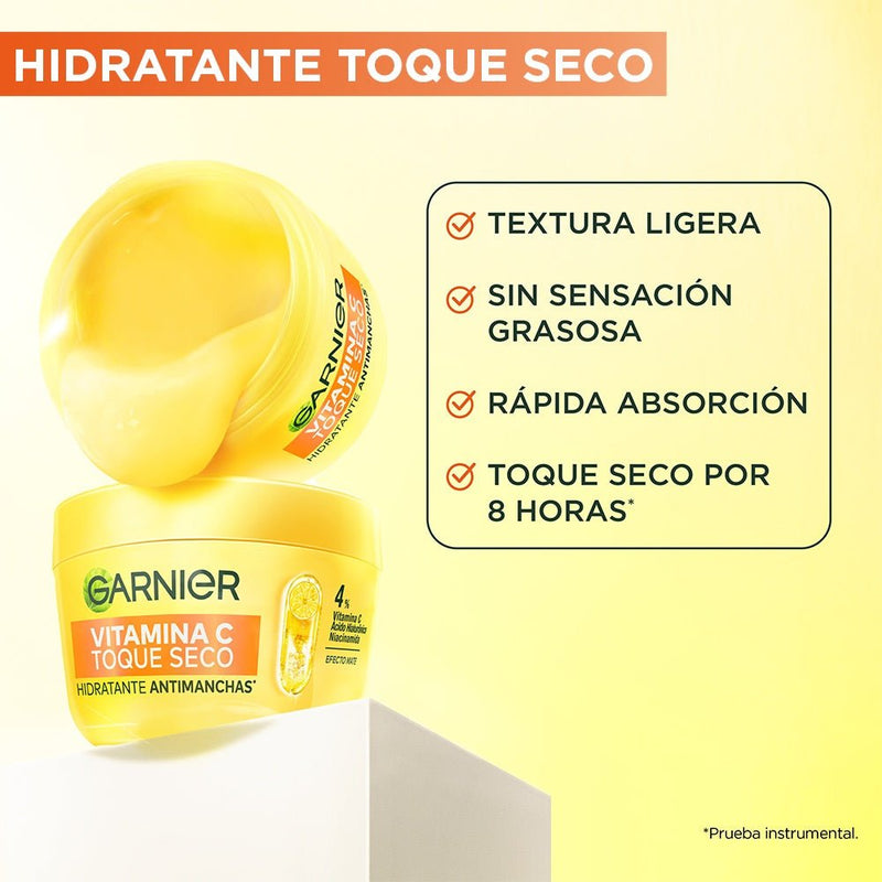 Crema Hidratante Garnier Toque Seco Vitamina C 85 gr - Farmacias Arrocha