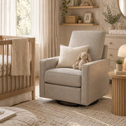 Davinci Silla Mecedora y Giratoria Alden Gris - Farmacias Arrocha