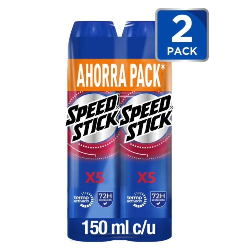 Desodorante Speed Stick 24/7 X5 Multi-Protect Aerosol 91 g 2 Pack - Farmacias Arrocha